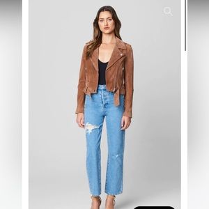 Blank NYC suede Moto jacket